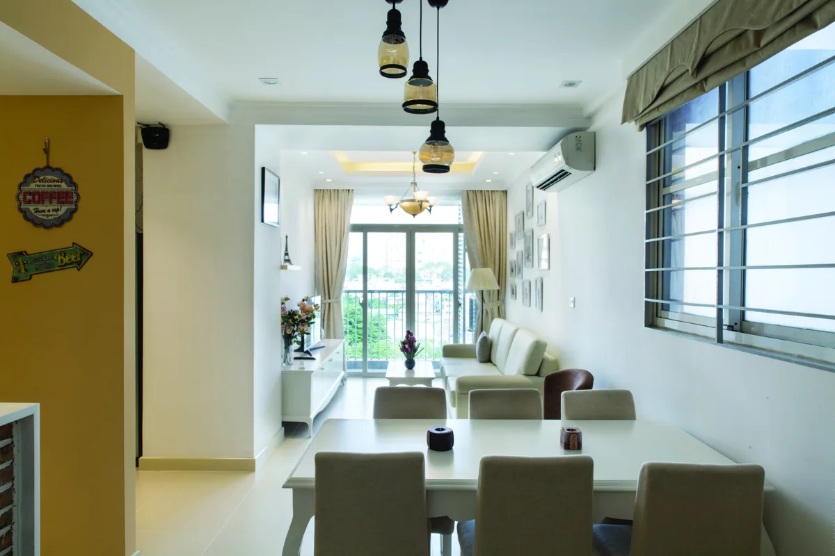 Không gian sáng thoáng tại Khánh Hội 3